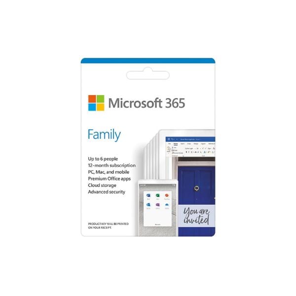 Microsoft Office 365 Family (12 tháng X 6 User)