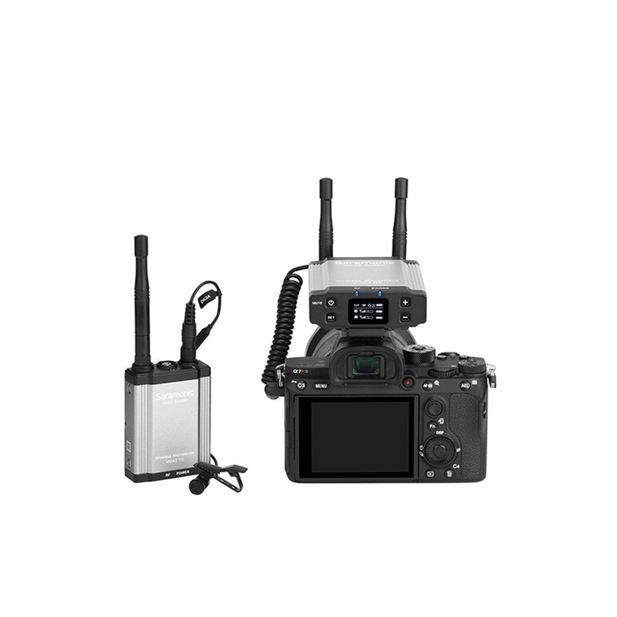 Micro thu âm không dây Saramonic Vlink2 Kit 1 (1TX+1RX) - Chính hãng