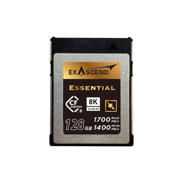 Thẻ nhớ CF Express (Type B) - Essential - 128GB 1700MB/s hiệu Exascend - Chính hãng