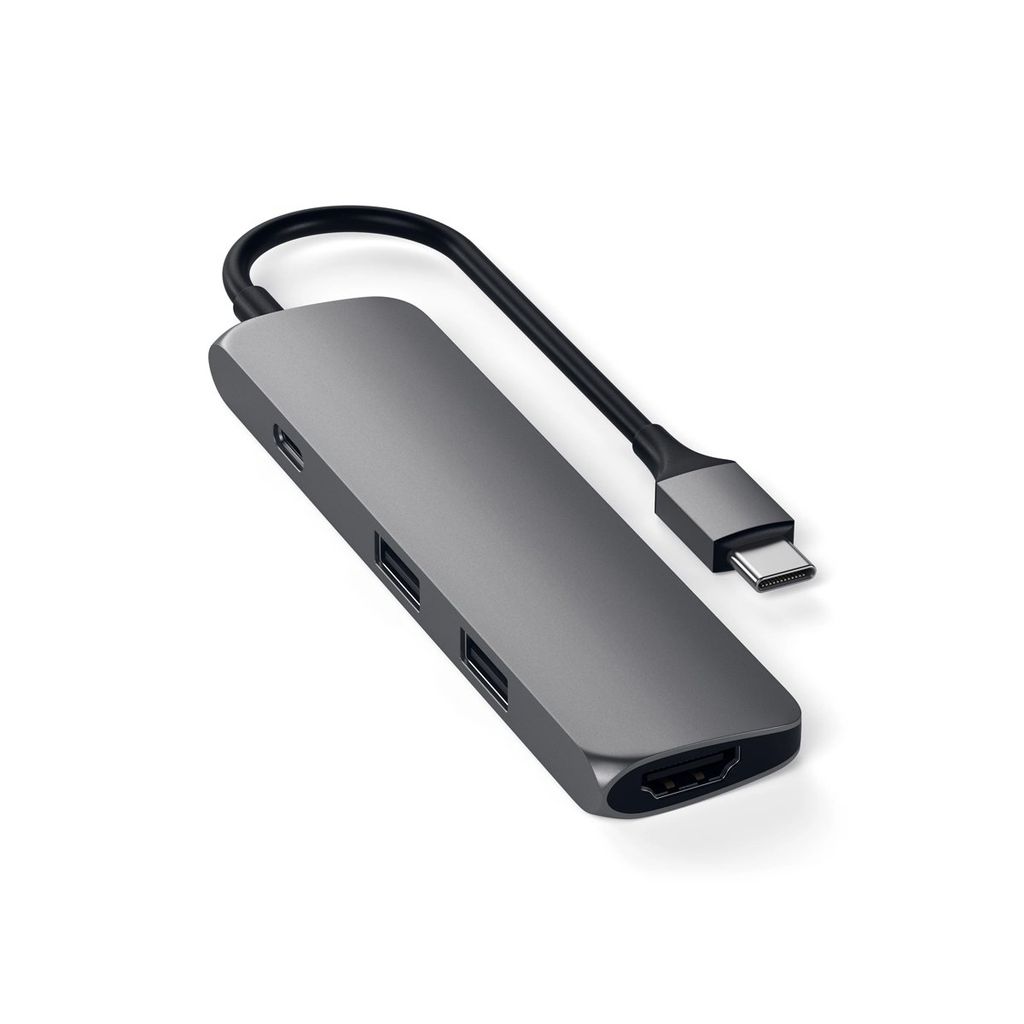 Adaper chuyển đổi Satechi 4in1 HDMI 4K/60Hz USB-C Multiport Slim – ST-CMAM