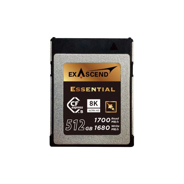 Thẻ nhớ CF Express (Type B) - Essential - 512GB 1700MB/s hiệu Exascend - Chính hãng