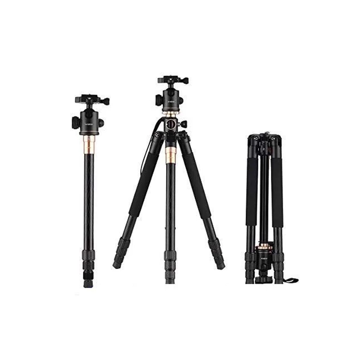 Chân máy ảnh Beike Q999H bản trục đứng vuông góc - Chính hãng