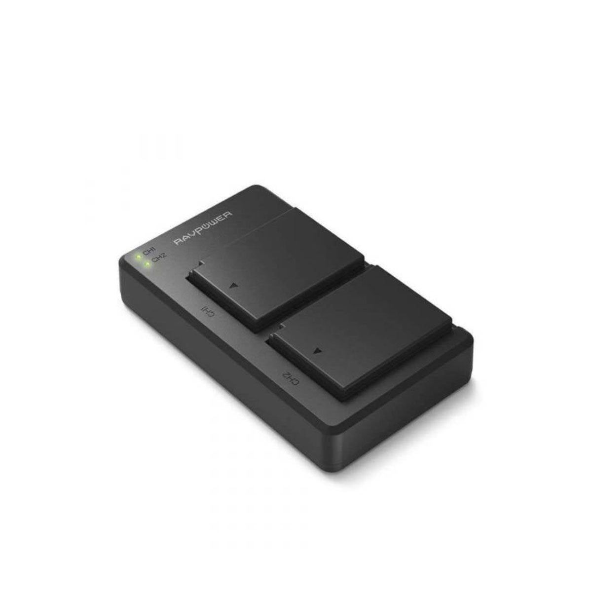 Bộ 2 pin và đế sạc kép RAVPOWER for Canon (LP-E10)