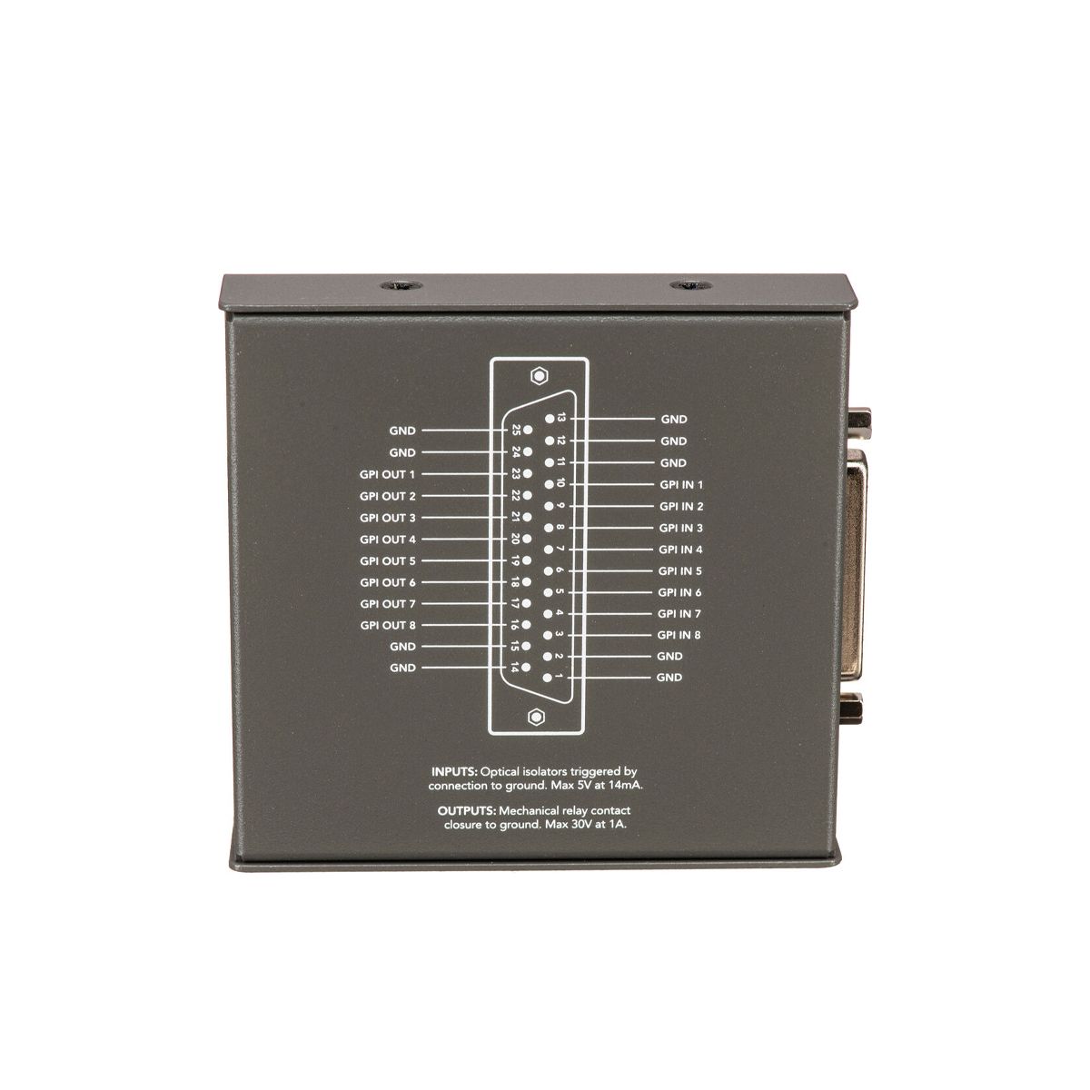 BlackMagic GPI and Tally Interface