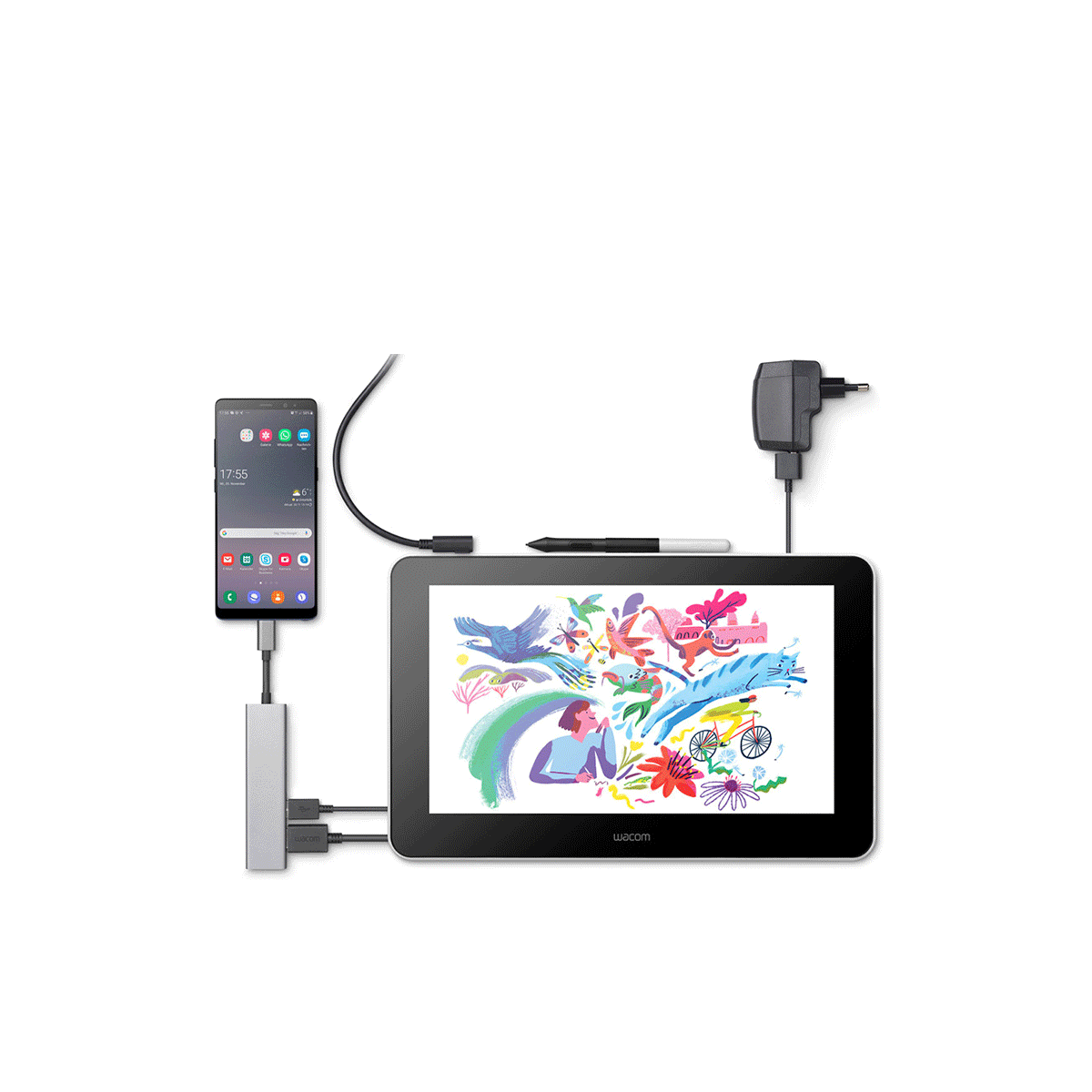 Bảng vẽ điện tử Wacom One 13
