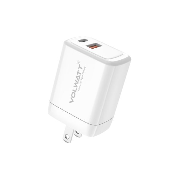 Củ sạc siêu nhanh Volwatt GE-35-C-M GaN 35W PD+QC Dual Ports