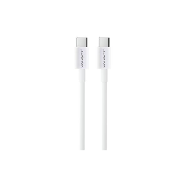 Cáp sạc siêu nhanh và truyền dữ liệu tốc độ cao Volwatt GE-033-CC 100W Type-C to Type-C