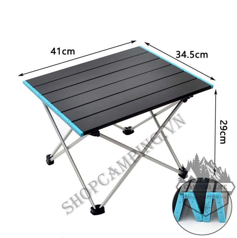 Bàn nhôm gấp gọn dã ngoại đủ size, bàn xếp gọn cắm trại, du lịch, dã ngoại