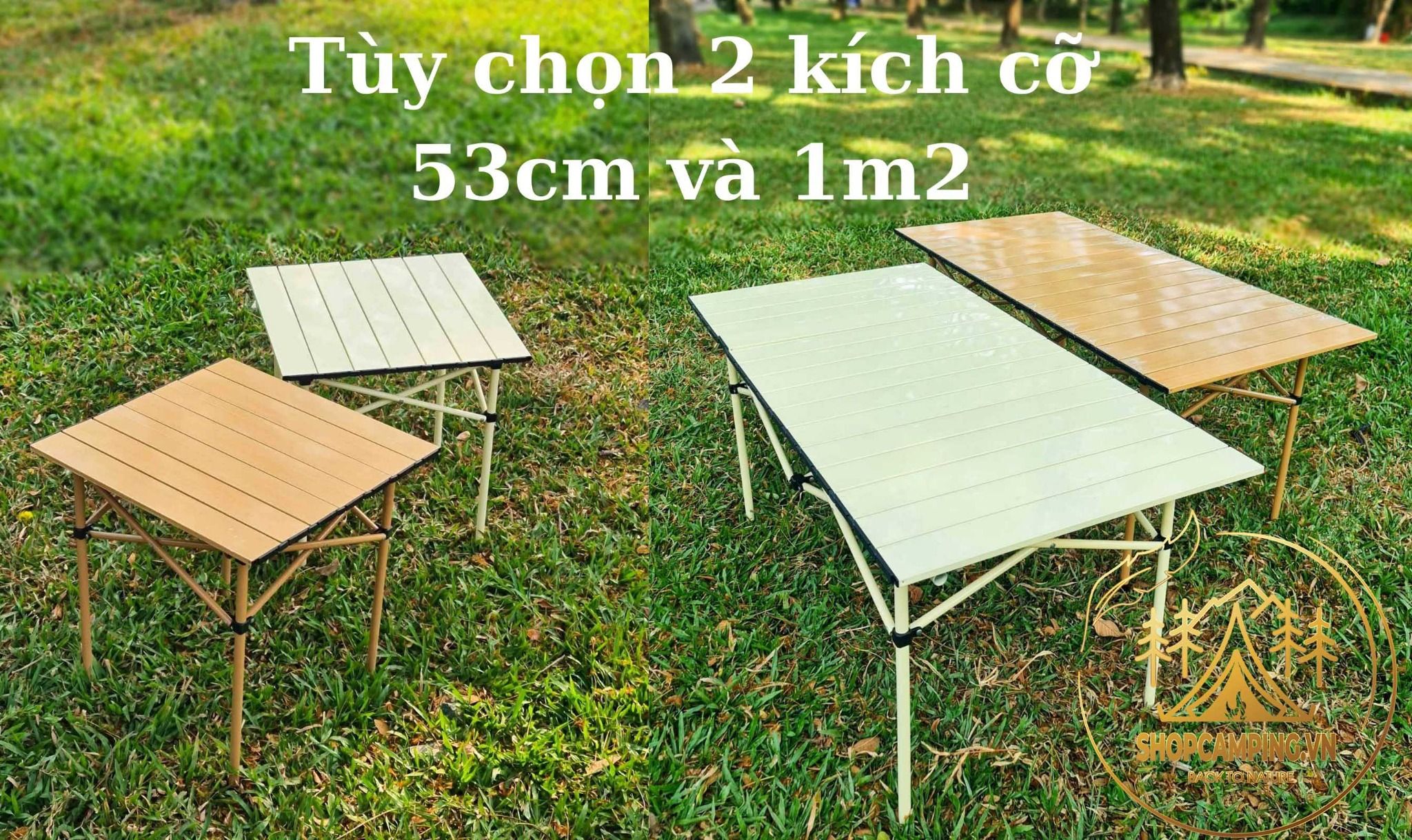 Bàn thép xếp gọn, bàn gấp gọn dã ngoại, bàn xếp thép có túi đựng du lịch,cắm trại, dã ngoại