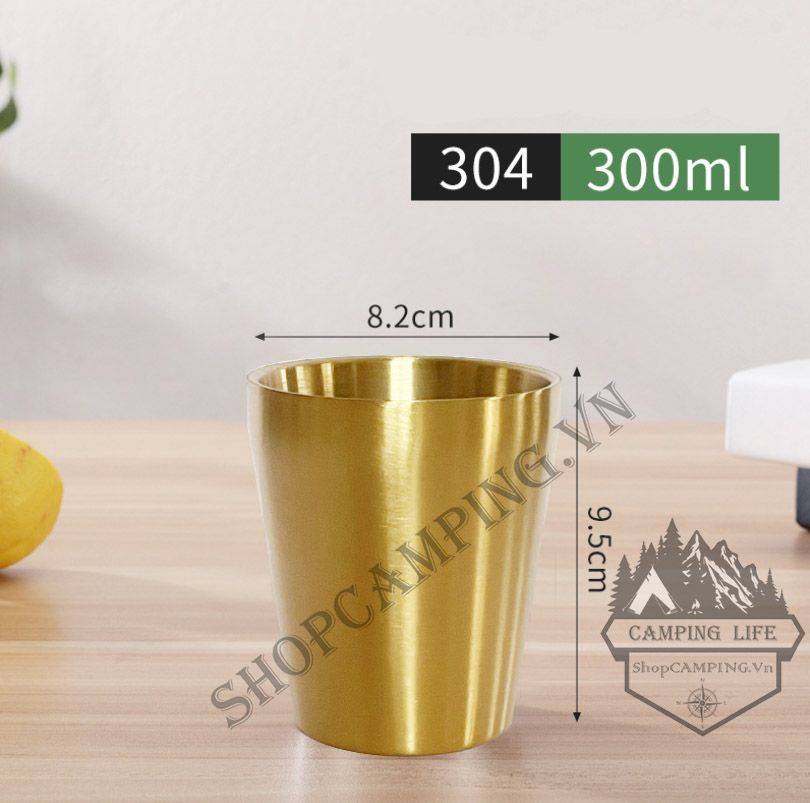 Ly 2 lớp inox 304, cách nhiệt cả nóng và lạnh