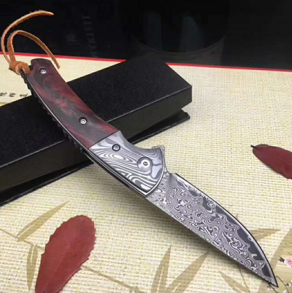  Dao xếp đa năng Mini Damascus 