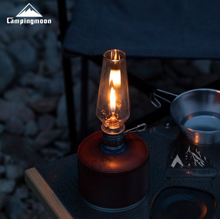 Đèn ga Campingmoon T1, đèn gas cắm trại du lịch dã ngoại dùng bình gas