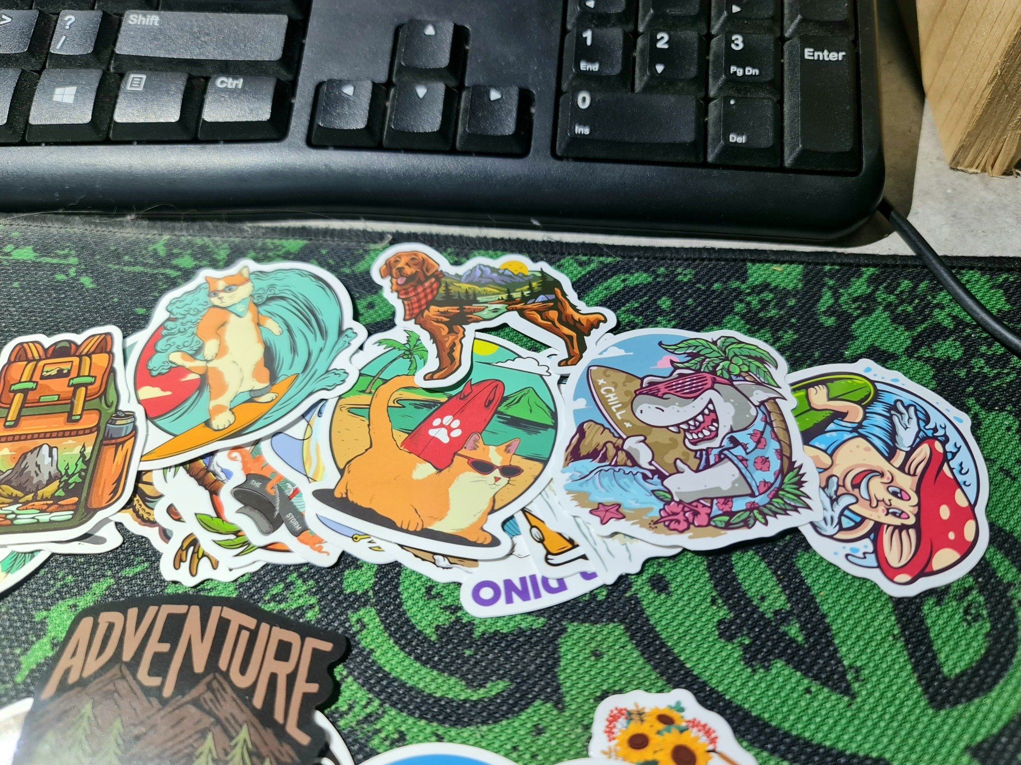 Sticker chủ đề camping hình dán trang trí phượt du lịch (50 hình)