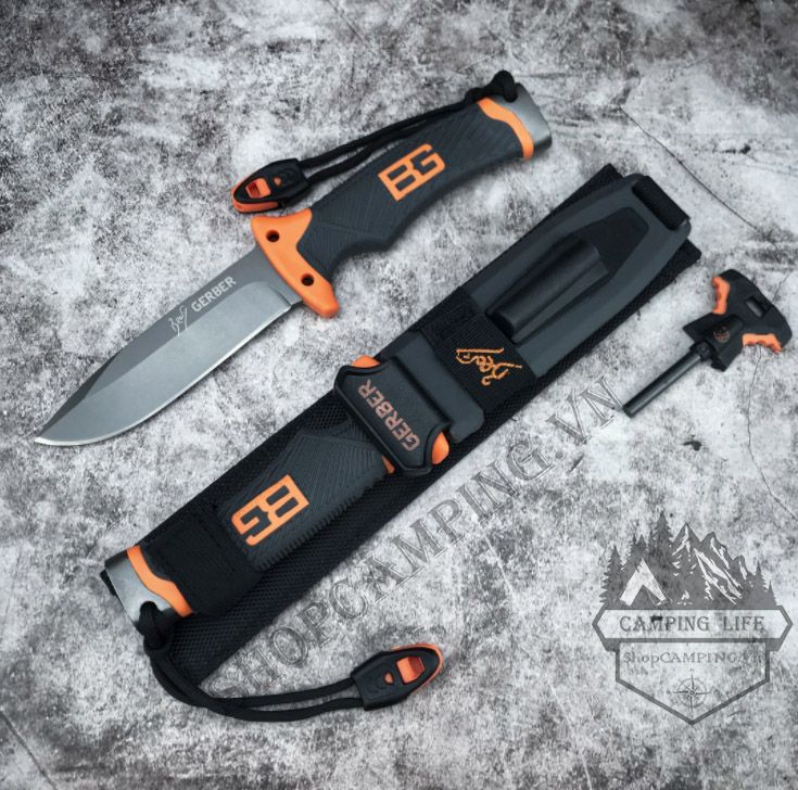 Dao phượt sinh tồn, dao đa năng Gerber Bear Grylls