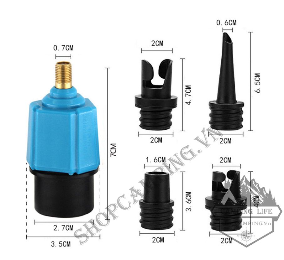 Bộ van bơm ván SUP đa năng Manner