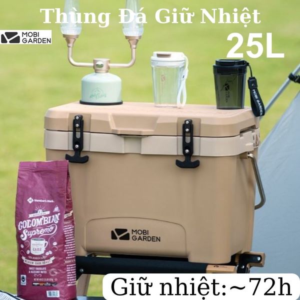  Thùng đá giữ nhiệt 25L MOBI GARDEN/ Mountaitnhiker dành cho cắm trại dã ngoại 