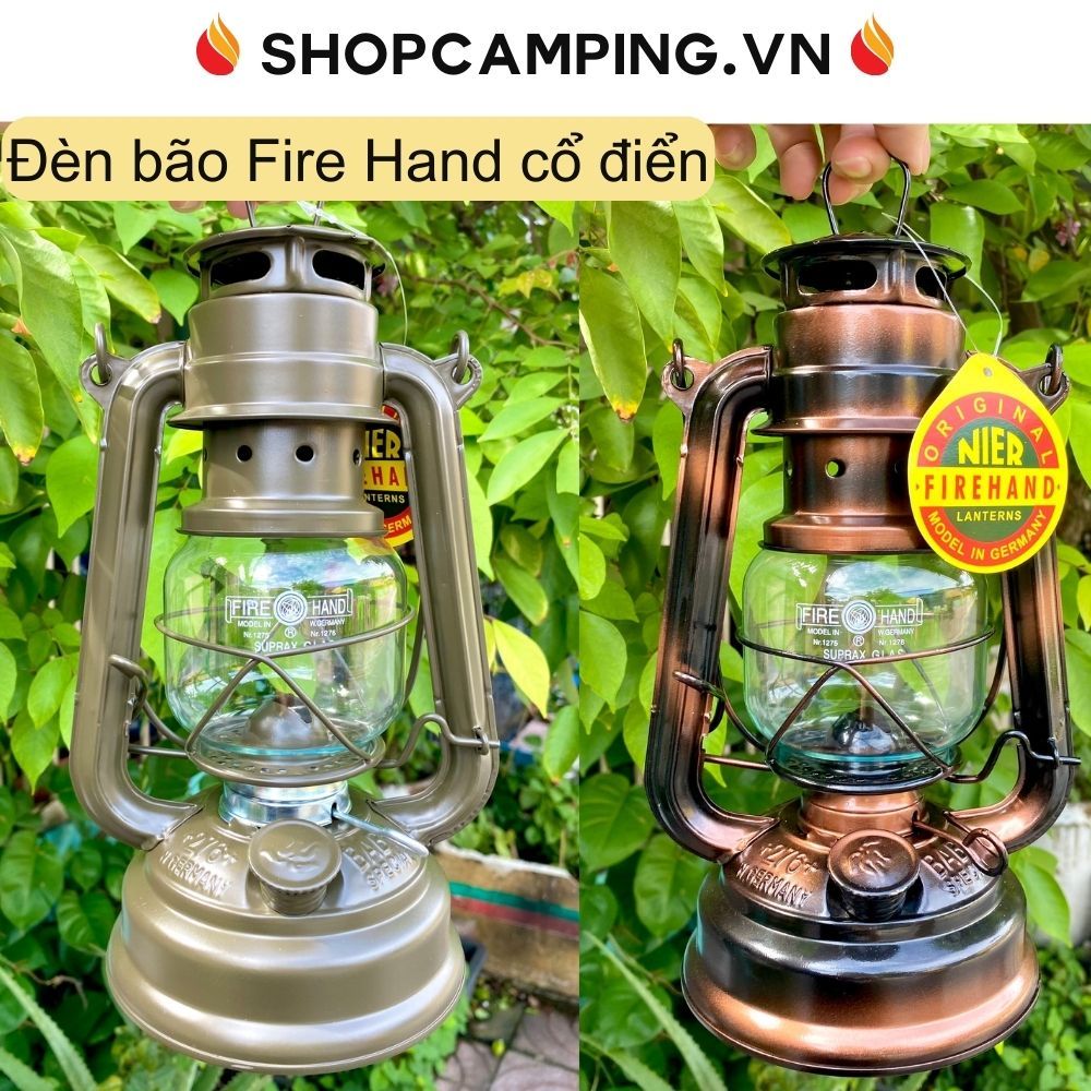 Đèn bão dầu cổ điển FireHand - Baby Special No.276, đèn măng xông dành cho cắm trại dã ngoại, dercor ( tặng kèm bấc đèn)