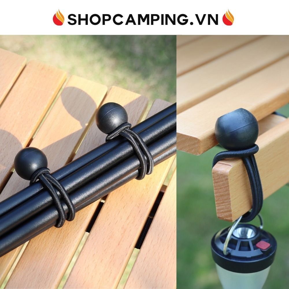 Combo 5 dây thun buộc đồ Ball Bungee đa năng, dây cột đồ tiện dụng cắm trại dã ngoại, du lịch Camping VietNam