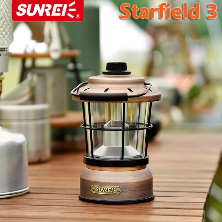 Đèn cắm trại dã ngoại cao cấp Sunrei Hoshino thời gian pin lên đến 216 giờ