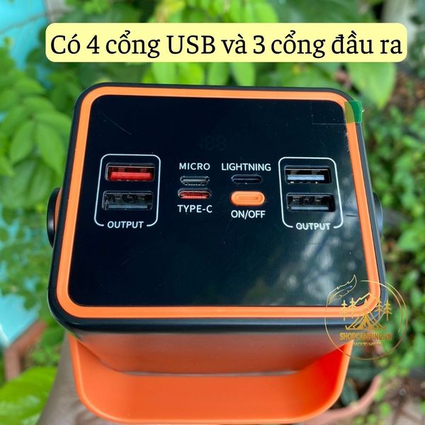  Sạc dự phòng 90000mAh siêu nhanh 66w, màn hình led đèn pin siêu sáng 