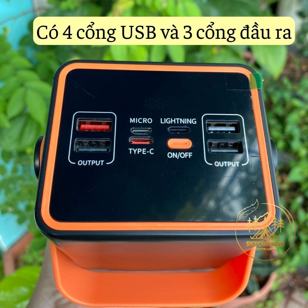 Sạc dự phòng 90000mAh siêu nhanh 66w, màn hình led đèn pin siêu sáng