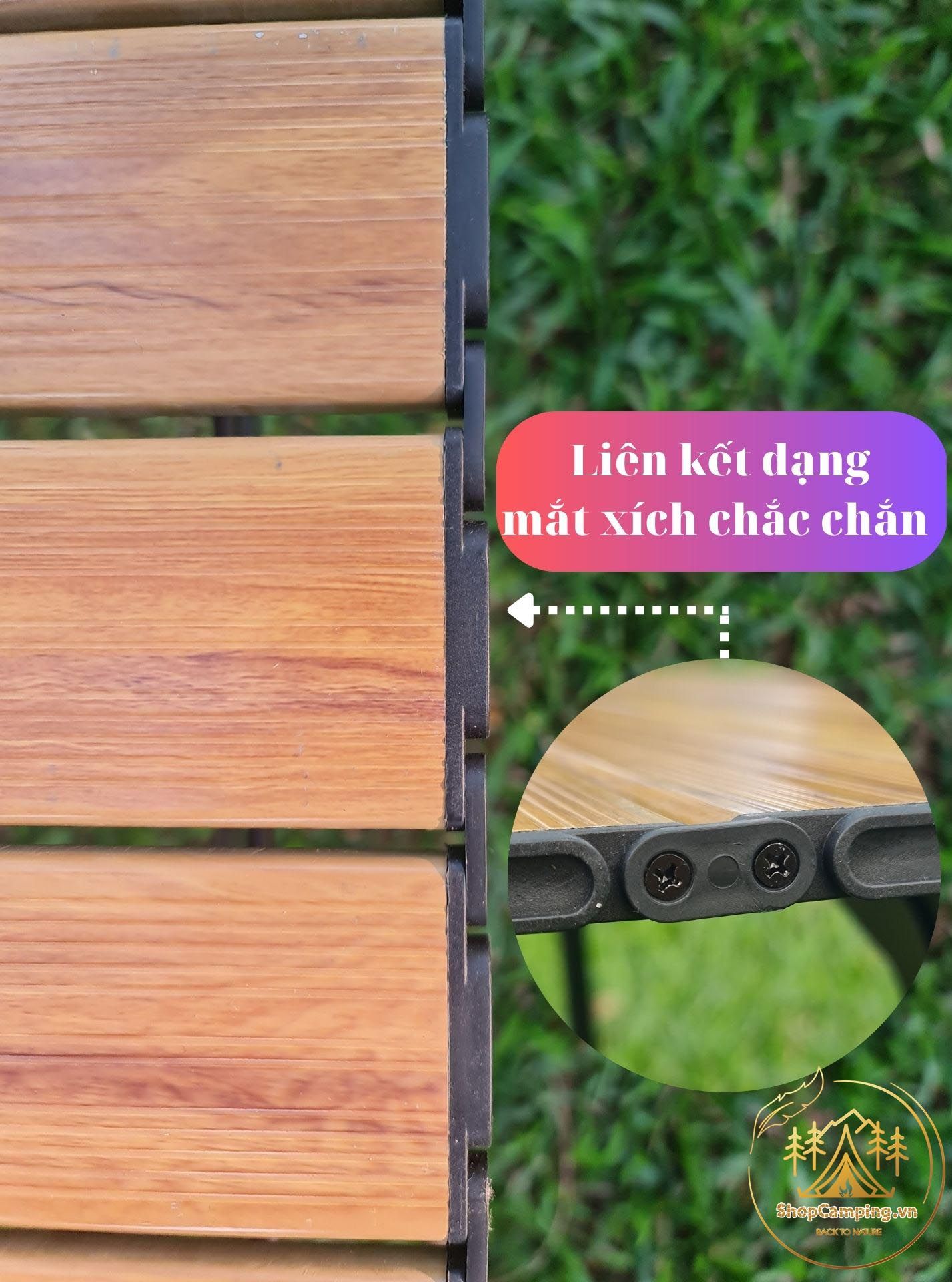 Bàn xếp gọn chân rút điều chỉnh độ cao hợp kim nhôm, bàn dã ngoại cao cấp