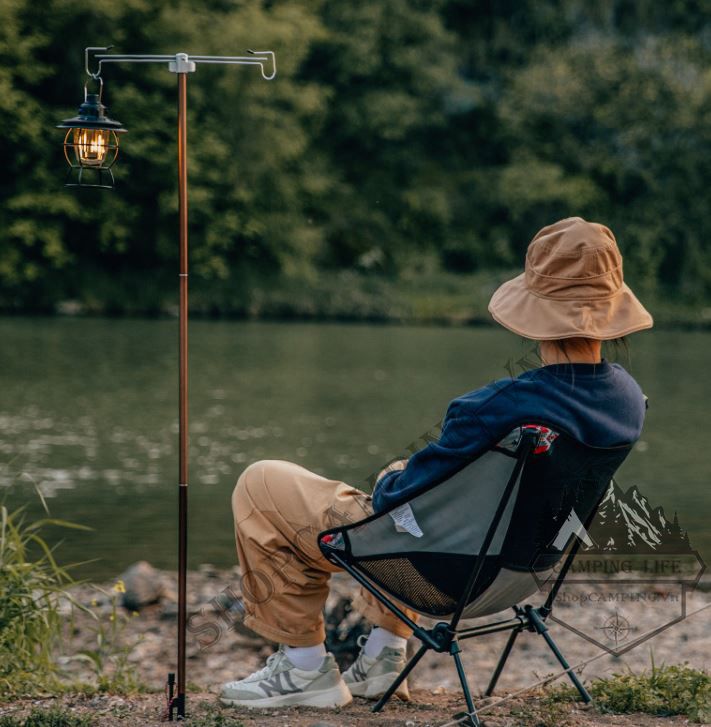 Ghế xếp thổ cẩm phượt du lịch câu cá dã ngoại siêu gọn, cắm trại, outdoor