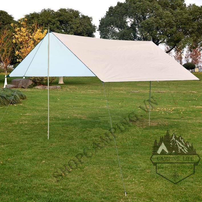Bộ tăng trụ màu be 3x4m/3x5m dành cho cắm trại dã ngoại