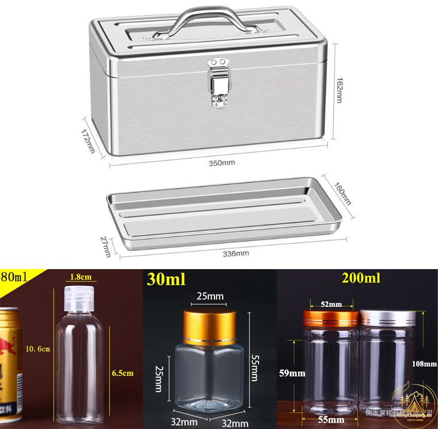 Hộp đựng gia vị Inox kèm hũ đựng tiện dụng dành cho cắm trại dã ngoại