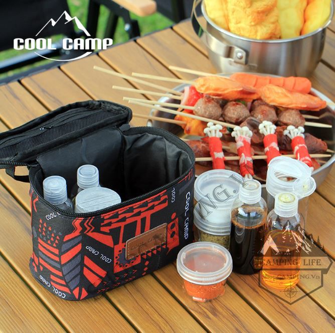 Bộ đựng gia vị Coolcamp cao cấp có túi