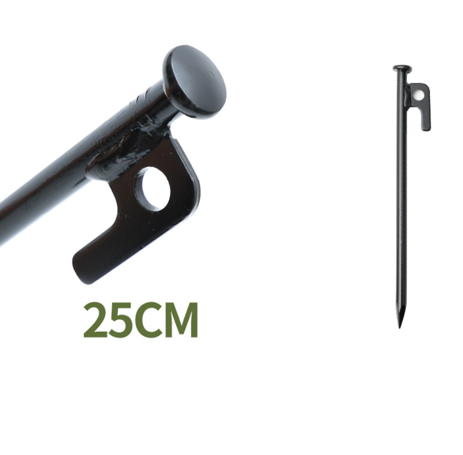 Cọc thép chuẩn sae 1008, cọc gim lều cắm trại, cọc đinh cố định lều cắm trại nguyên khối