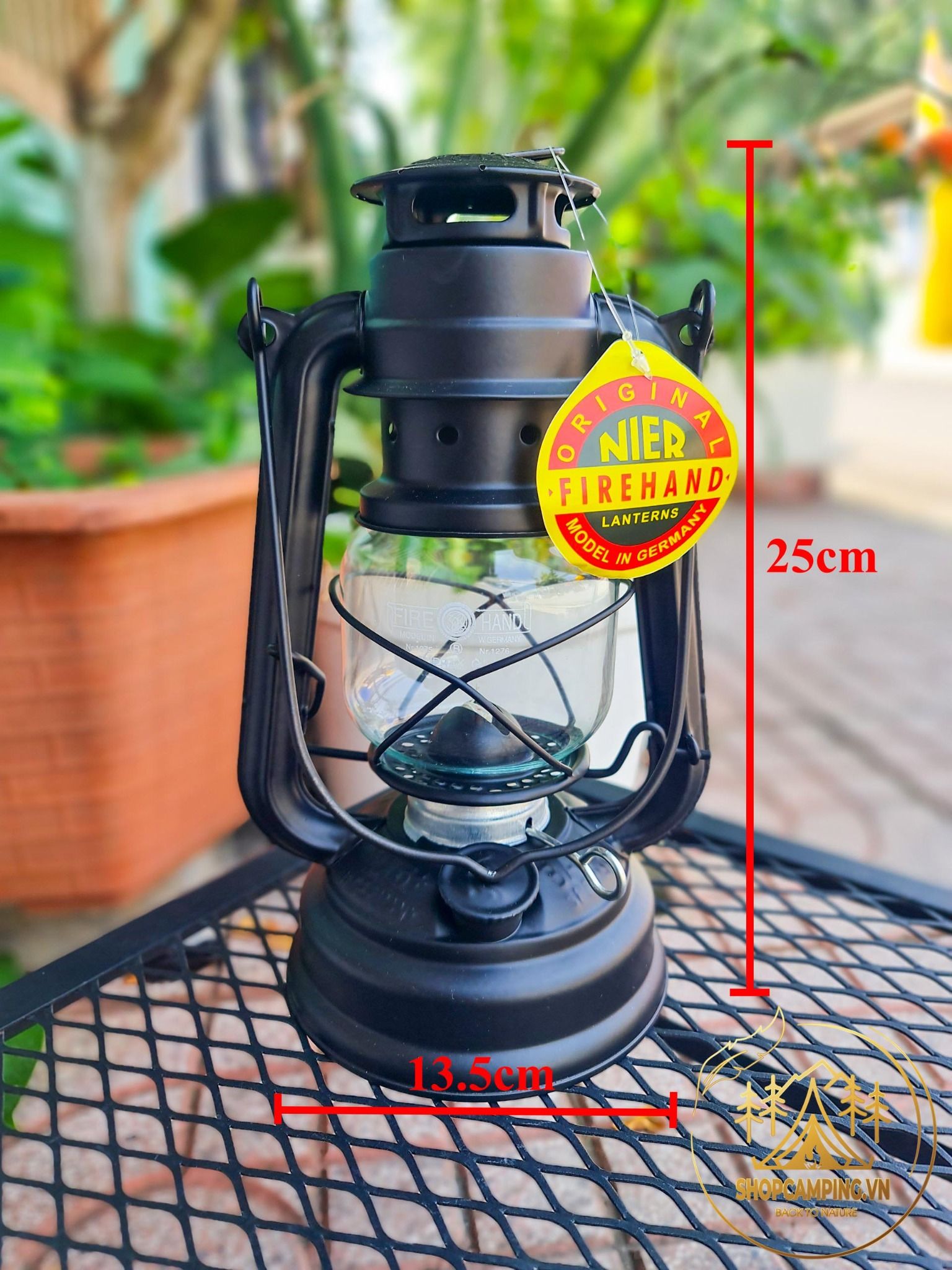 Đèn bão dầu cổ điển FireHand - Baby Special No.276, đèn măng xông dành cho cắm trại dã ngoại, dercor ( tặng kèm bấc đèn)