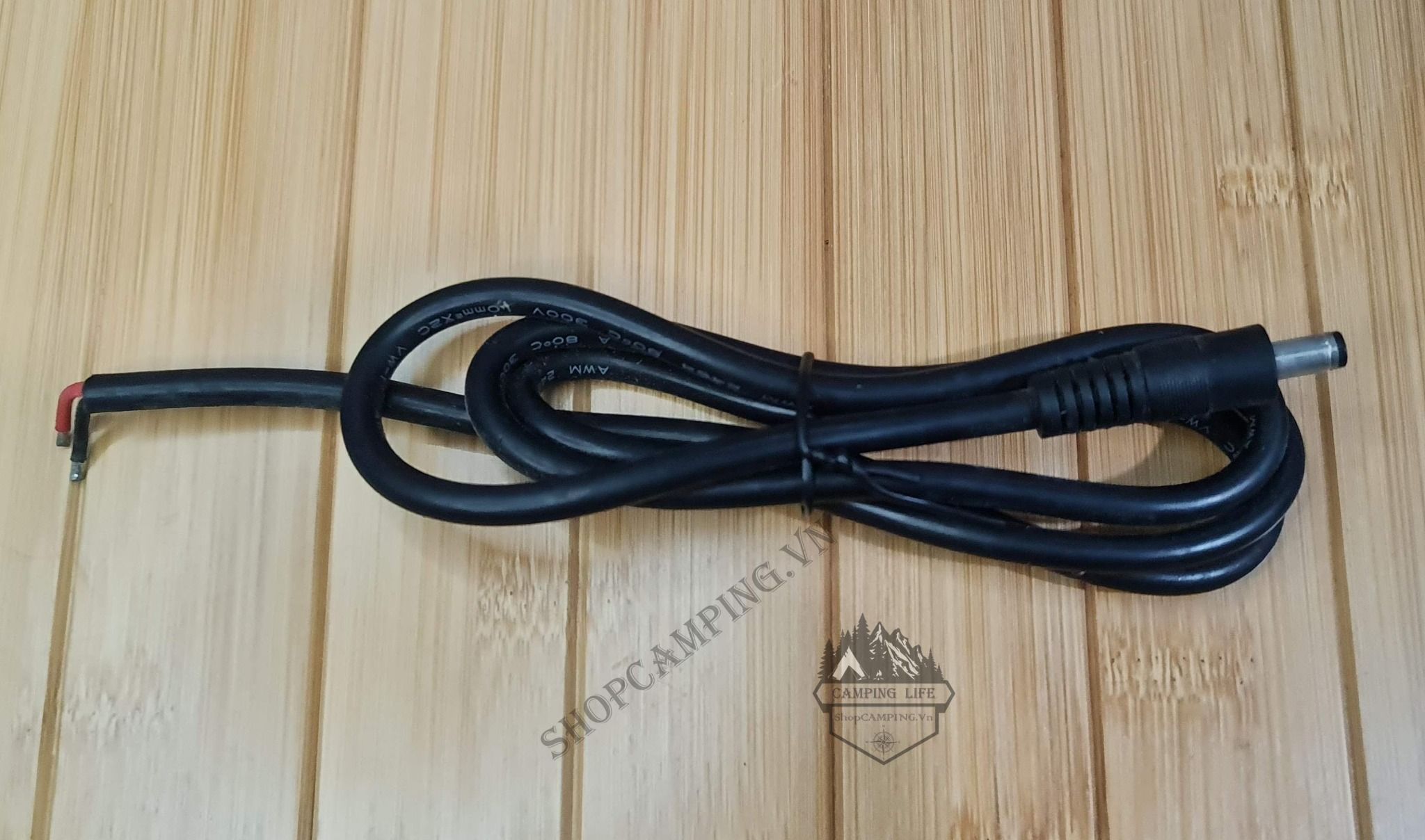 Dây đầu tẩu cái cắm nguồn oto chuyển sang jack DC đực - cái