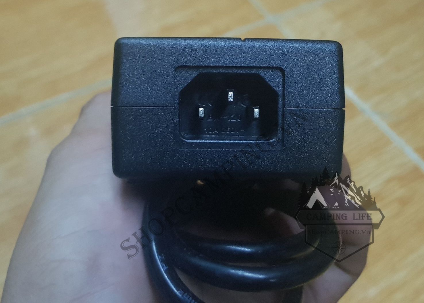Bộ Adapter chuyển nguồn 220v sang 12v- 5A đầu tẩu sạc ô tô công suất 60w