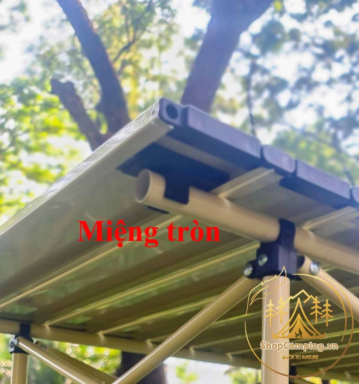 Phụ kiện cố định mặt bàn sắt, nút cố định mặt bàn cuộn cắm trại dã ngoại (bộ 2 nút)