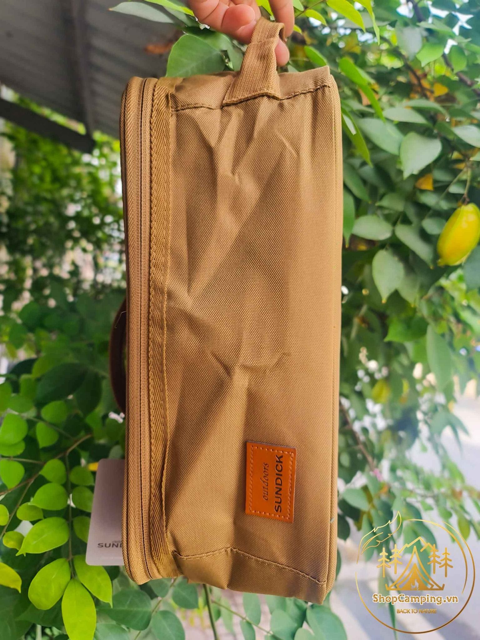 Túi đựng đồ gấp gọn Sundick, túi đựng dụng cụ size 34x14x14cm cắm trại dã ngoại