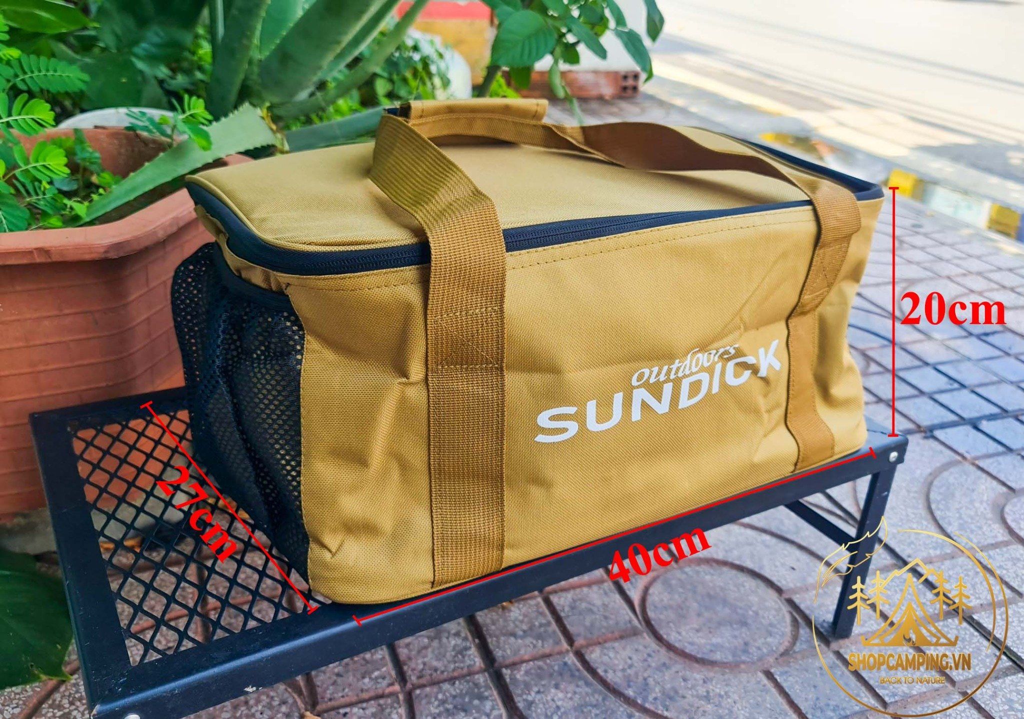 Túi đựng đồ Sundick, túi đựng đồ gấp gọn dành cho cắm trại dã ngoại (Size 40*27*20cm)