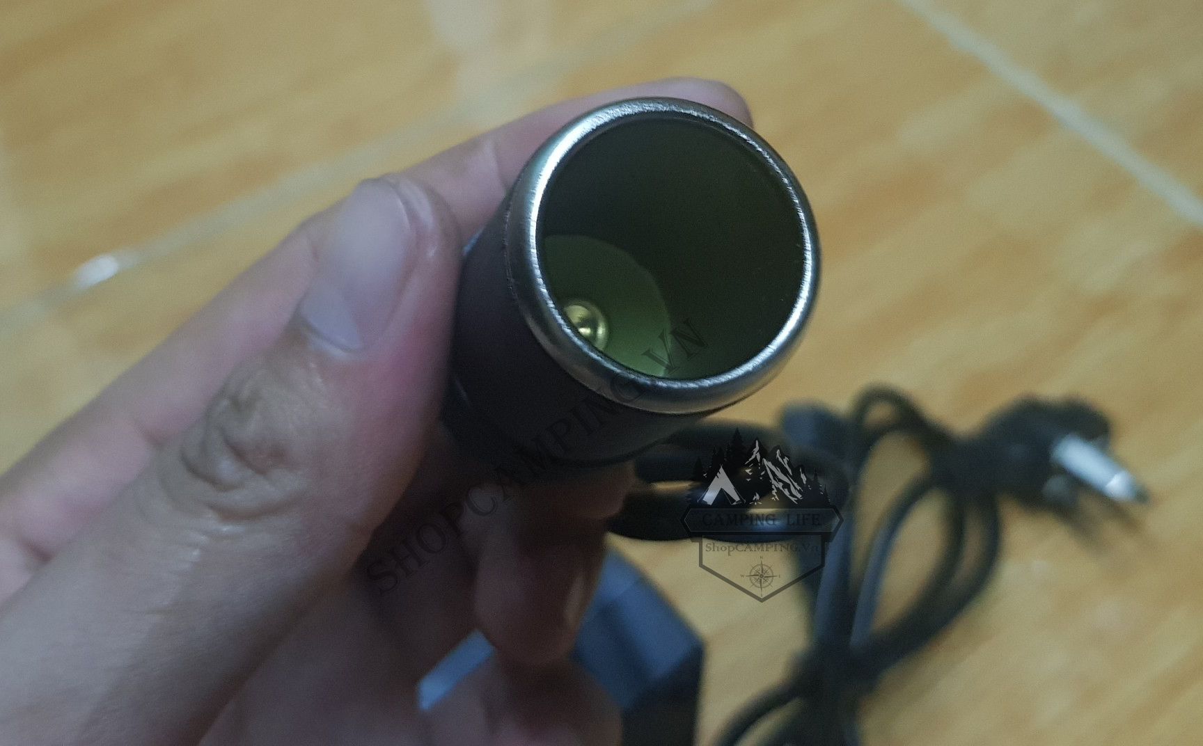 Bộ Adapter chuyển nguồn 220v sang 12v- 5A đầu tẩu sạc ô tô công suất 60w
