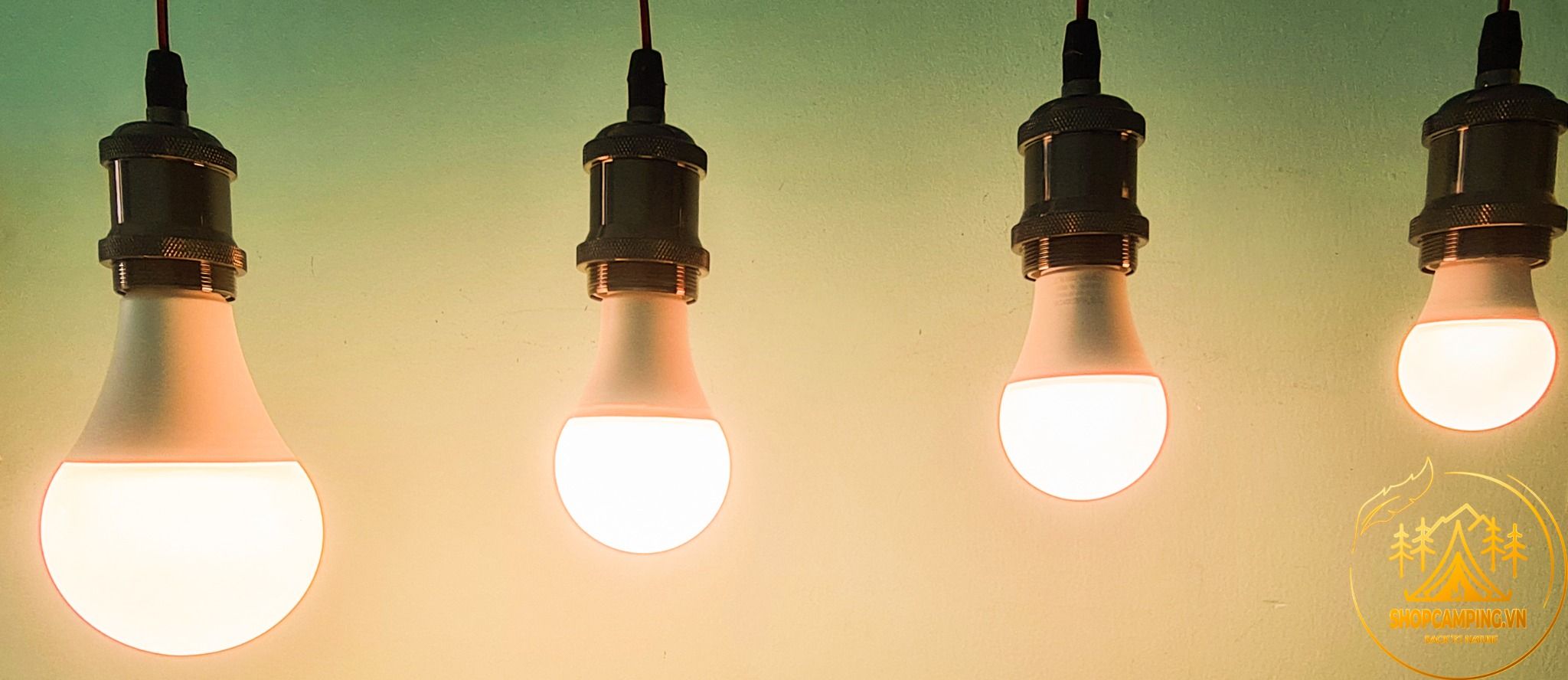 Bóng đèn Led 12V/ 24V ánh sáng vàng vỏ nhựa