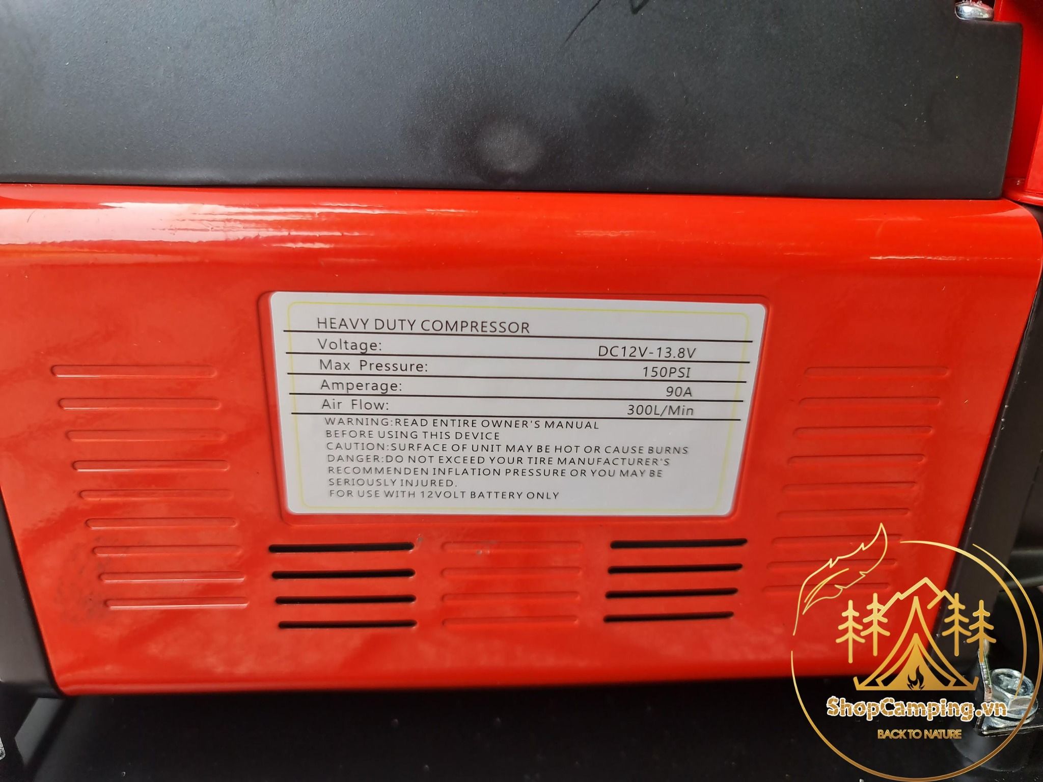 Máy bơm hơi, bơm lốp oto 2 Xi-Lanh công suất cao 300L/Phút chuyên dụng cho xe Offroad