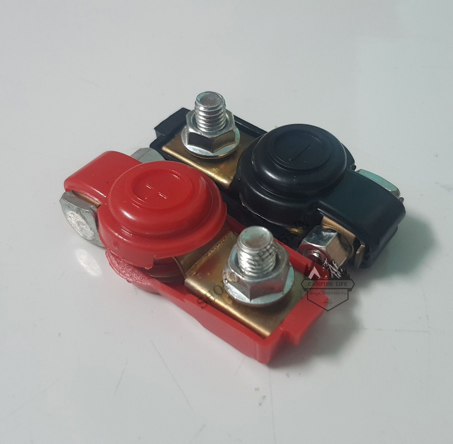 Đầu kẹp acquy, kẹp cá sấu kẹp bình ắc quy 80mm 50A (bộ 2 cái)