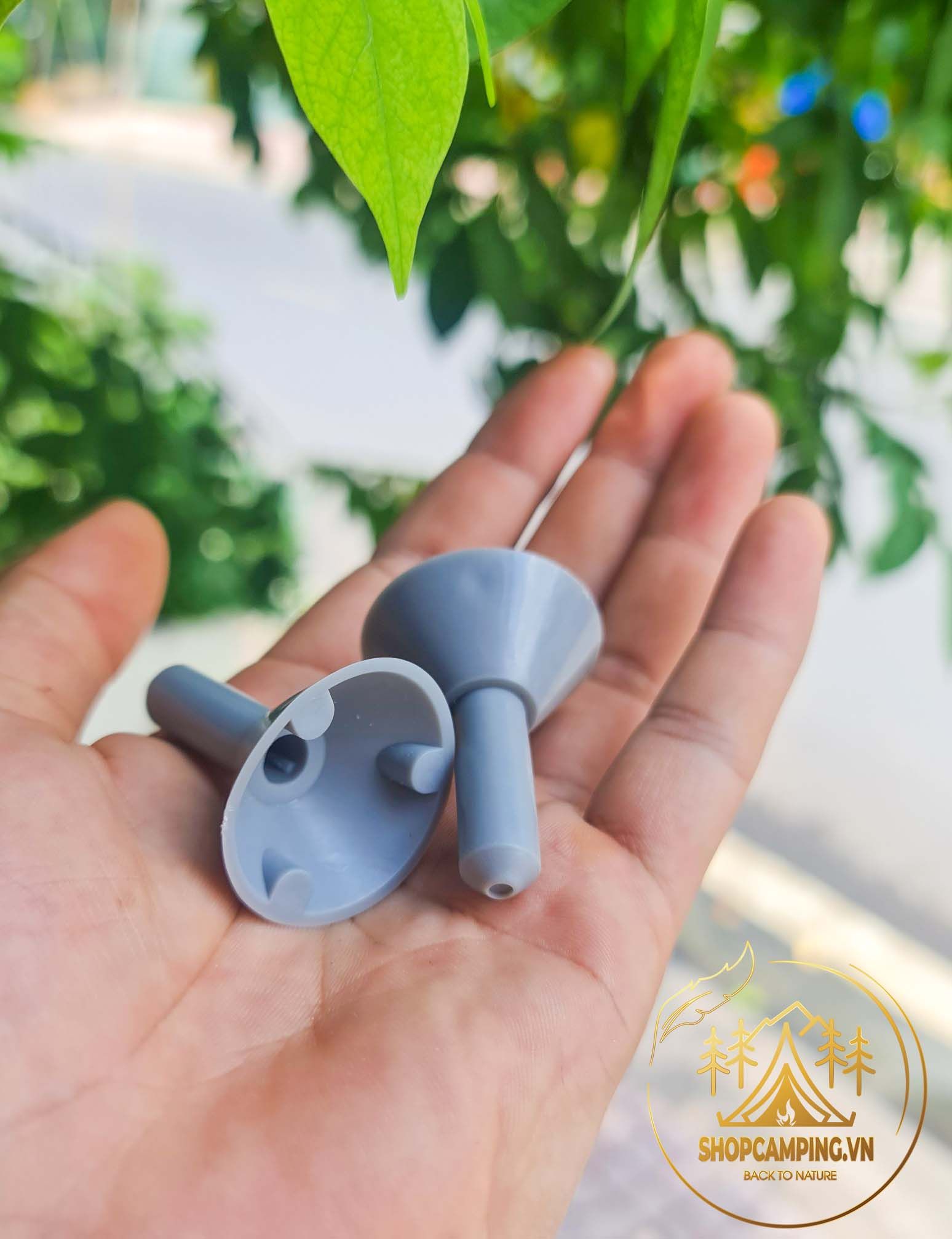 Nút chụp trụ chống tăng/tarp, chụp giữ dây trụ tăng cắm trại ( Set 5 Cái )