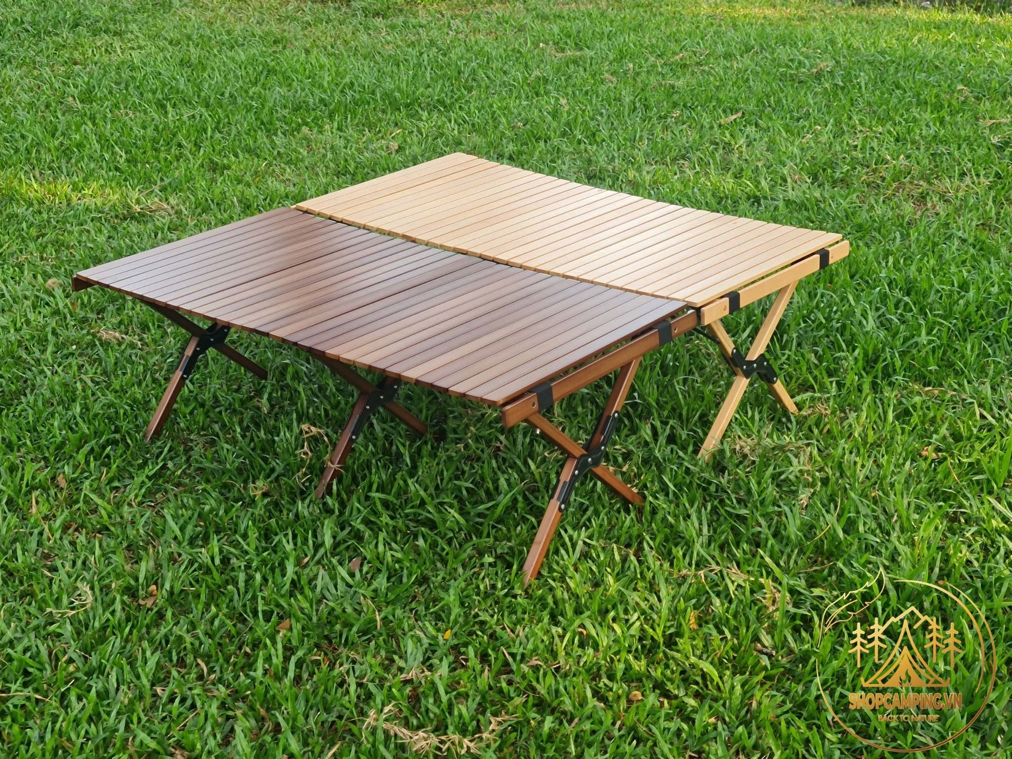 Bàn gỗ Beech gấp gọn cắm trại dã ngoại, gỗ Beech chất lượng cao