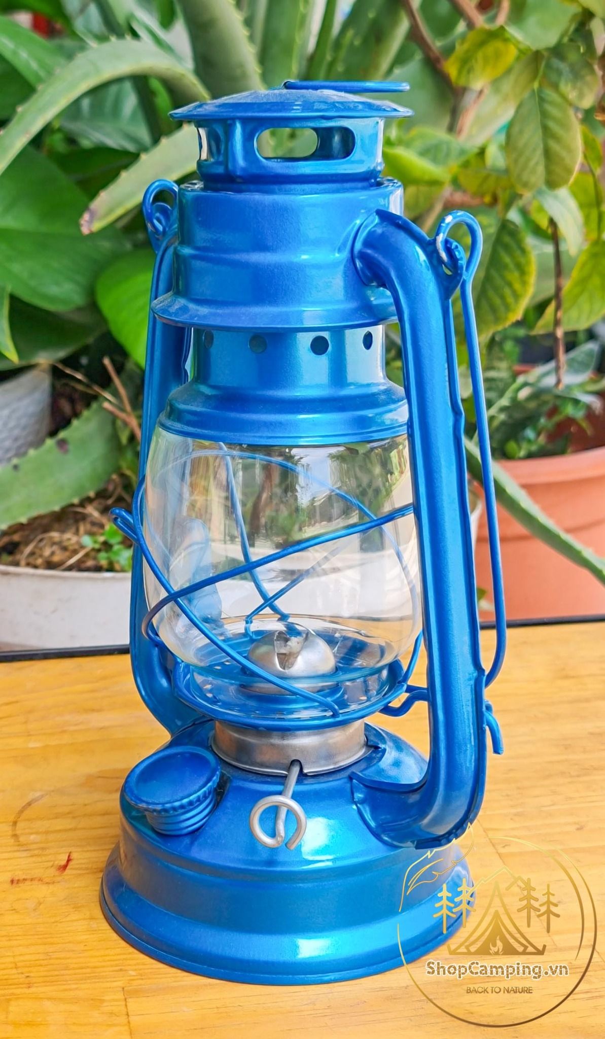 Đèn bão đèn dầu size trung decor trang trí nhà cửa, đèn măng xông cắm trại dã ngoại phong cách cổ điển