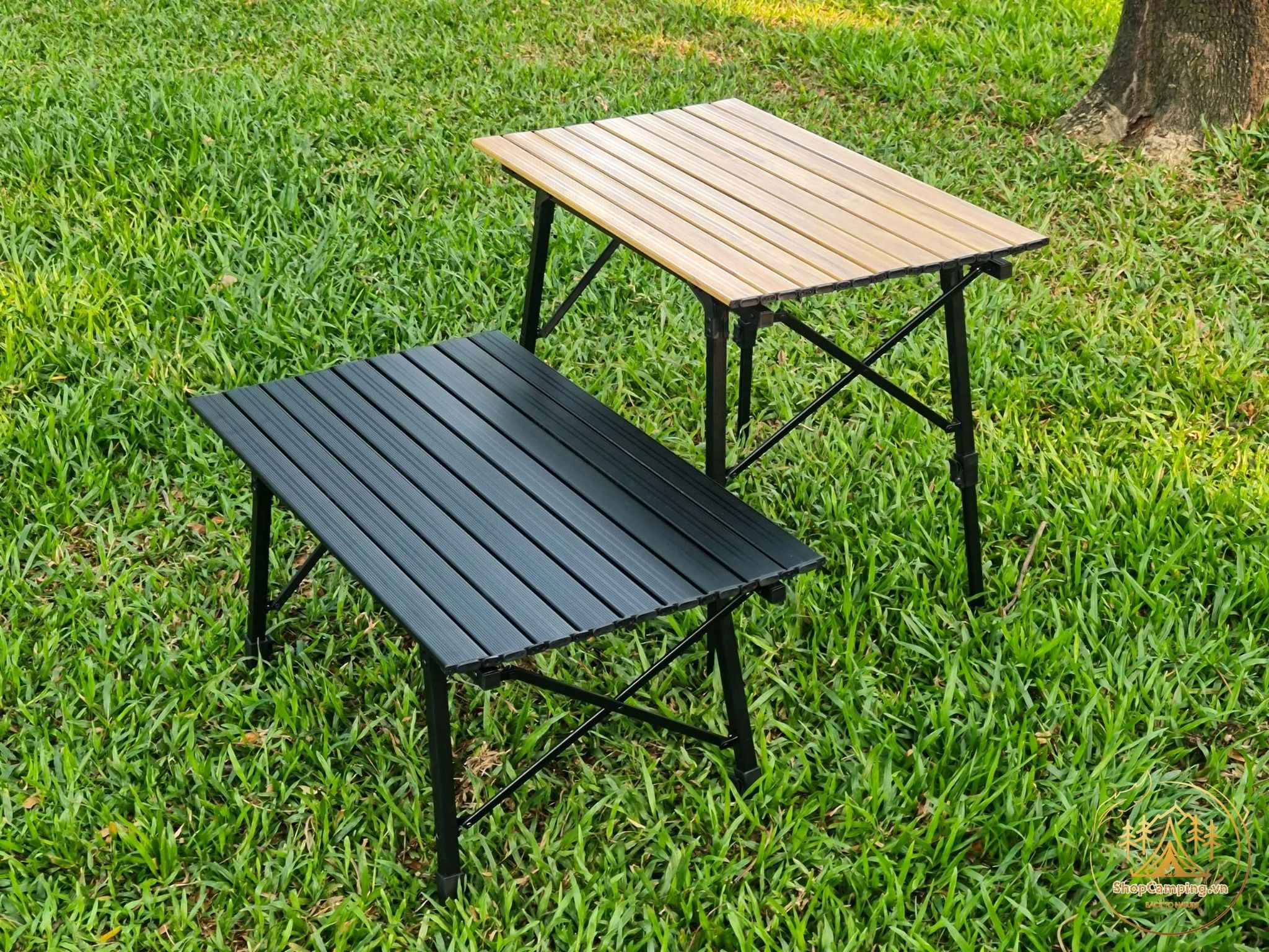 Bàn xếp gọn chân rút điều chỉnh độ cao hợp kim nhôm, bàn dã ngoại cao cấp
