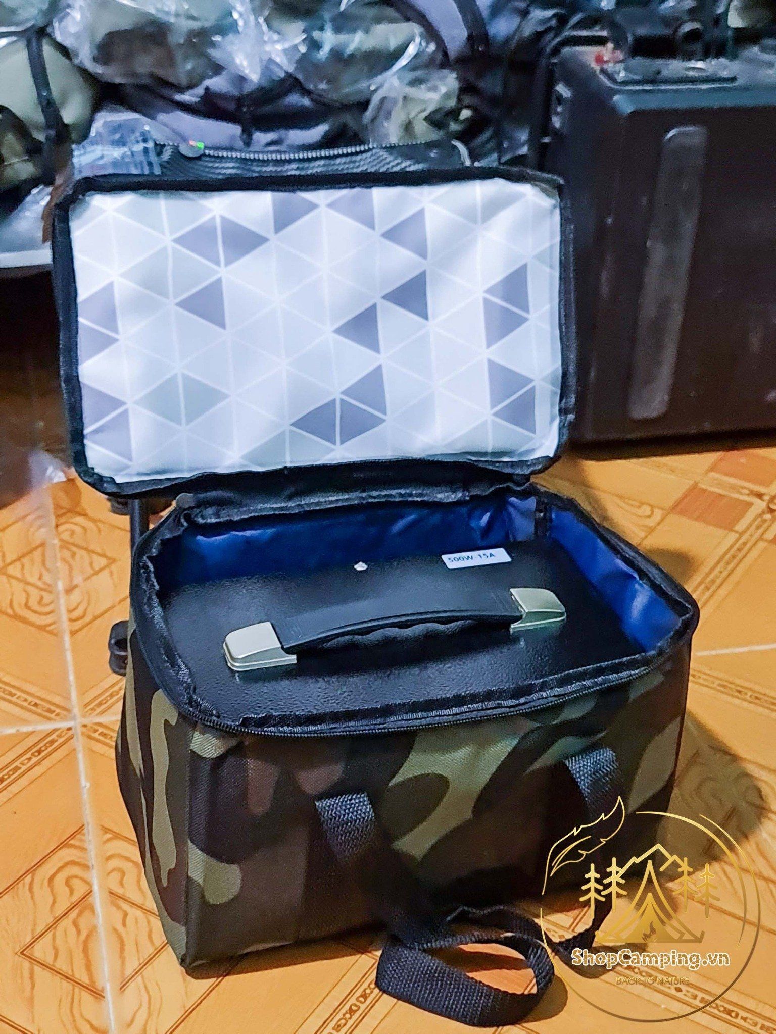 Trạm sạc, Trạm điện, Pin sạc dự phòng 15000mAh Công suất 500W tích hợp inveter