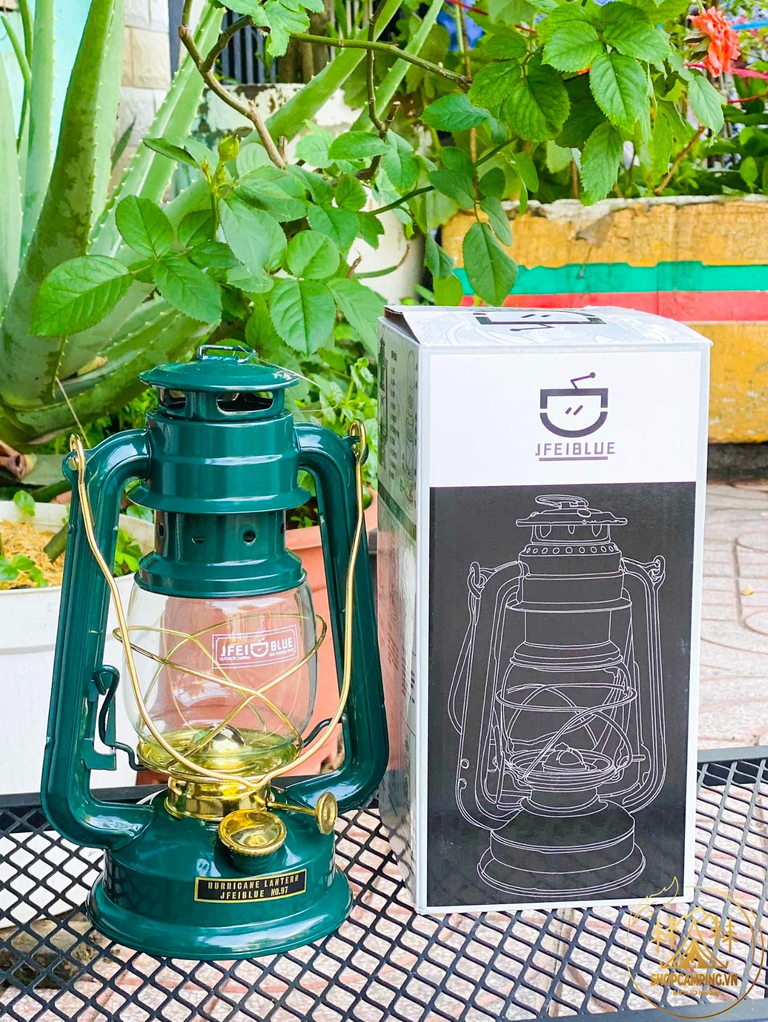 Đèn bão JFEIBLUE, Đèn măng xông cổ điển decor trang trí nhà cửa