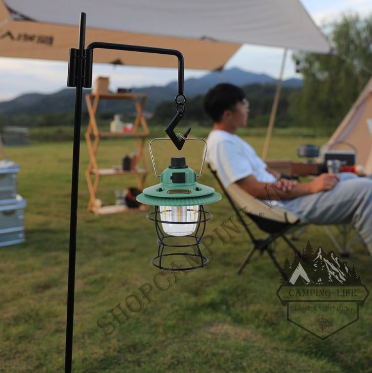 Đèn cổ Retro Lamp phong cách Vintage cổ điển, đèn treo lều, đèn cắm trại, dã ngoại
