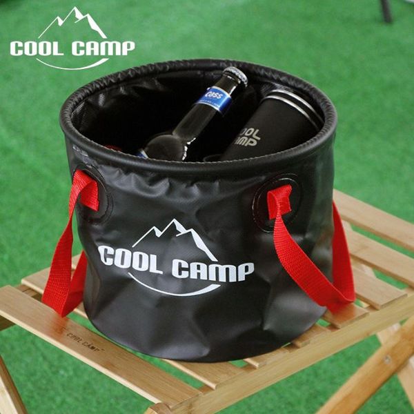  Xô đựng nước 10L Coolcamp gấp gọn, xô nước tròn dã ngoại, du lịch cắm trại 