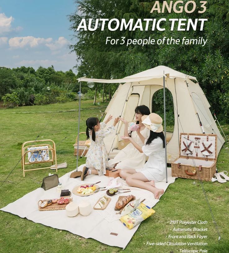 Lều Glamping tự bung Naturehike NH21ZP010